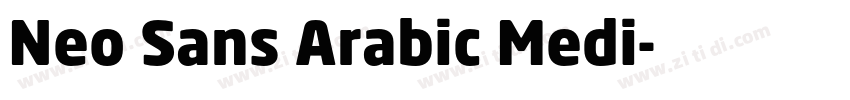 Neo Sans Arabic Medi字体转换